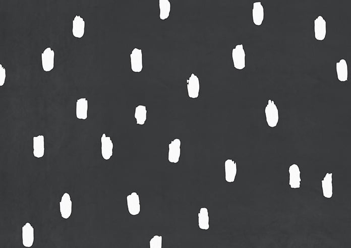 Ink Spots, Black and White - Motorised Roman Blind - Image 7